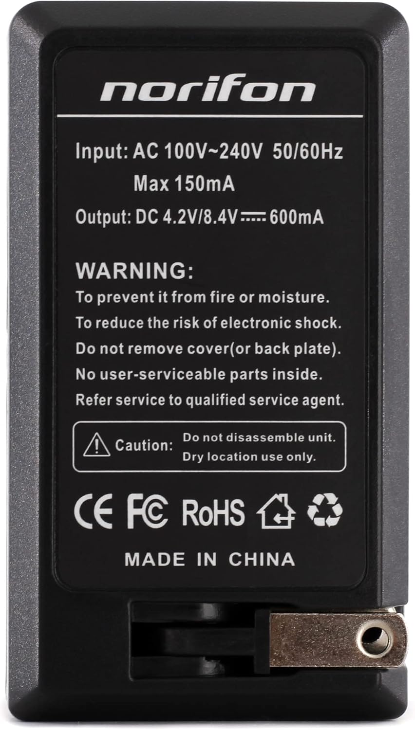 NP-45 Charger for Fujifilm FinePix JX250, JX400, J38, J10, J20, JX520, JX580, JX300, JX680, JX370, JV200, JV100, JZ250, JZ100, JZ300, T550, T200, T350, T310, T300, XP60, Black (NP-45-W) - Image 4
