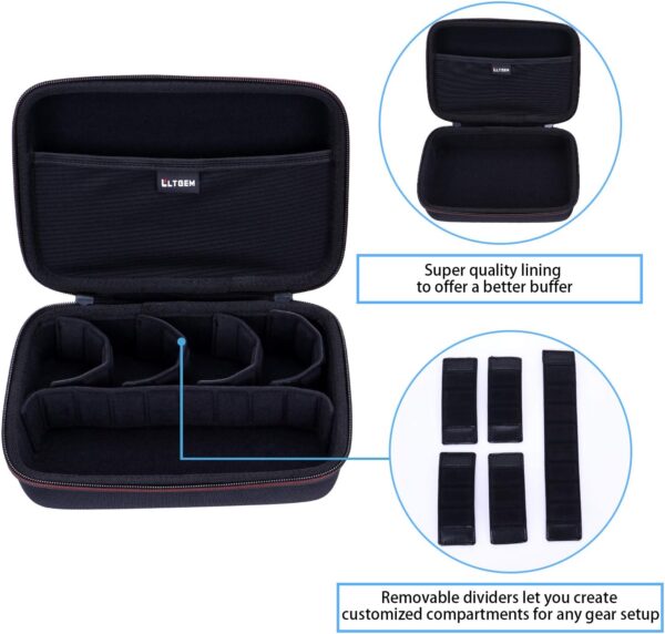 LTGEM Action Camera Case Compatible with GoPro Hero Series or DJI Osmo Action 5 Pro/4/3/2, 4K Case (Removable Inner) - Image 2