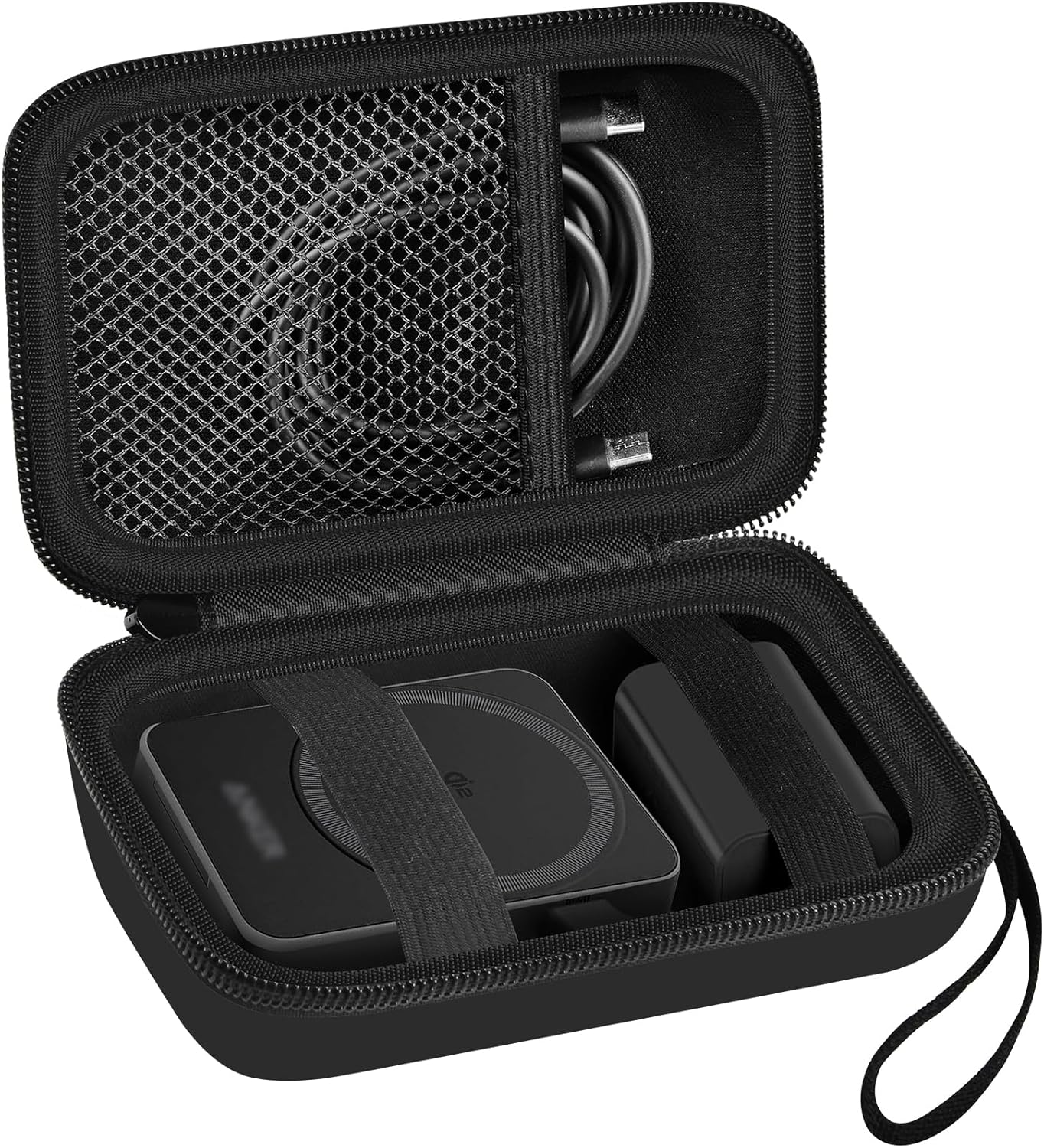 Case for Anker MagGo 3-in-1 for MagGo UFO Charging Station,for Augnner for Iseyyox for Apple MagSafe Duo for LISEN for RTOPSMagSafe Wireless Charger Foldable Magnetic Charging Stand Storage Box-Black