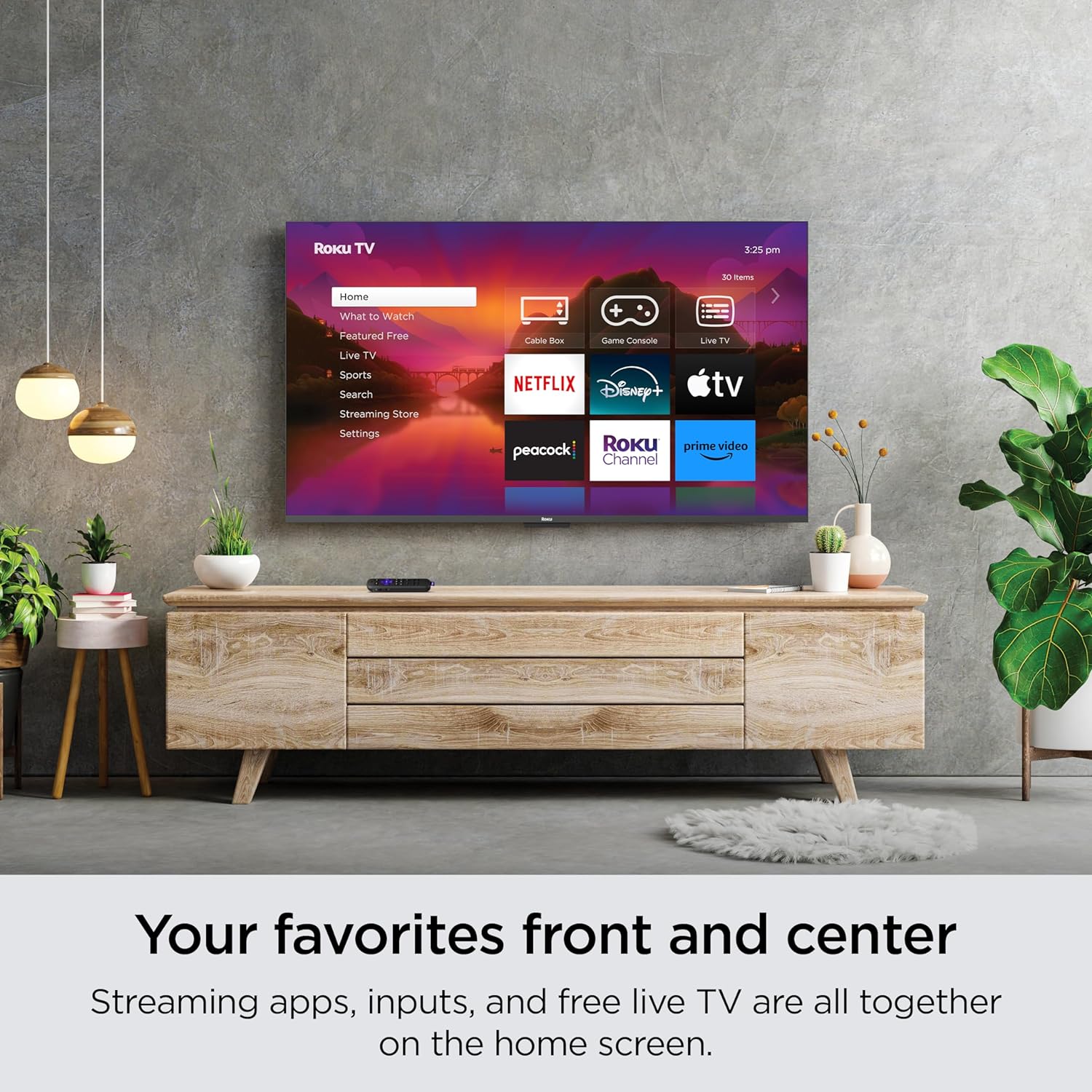 Roku Smart TV – 65-Inch Select Series 4K HDR RokuTV with Roku Enhanced Voice Remote, Brilliant 4K Picture, Automatic Brightness, & Seamless Streaming – Live Local News, Sports, Family Entertainment - Image 2