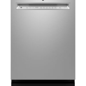 GE® ENERGY STAR® Fingerprint Resistant Front Control with Dishwasher GDF670SYVFS
