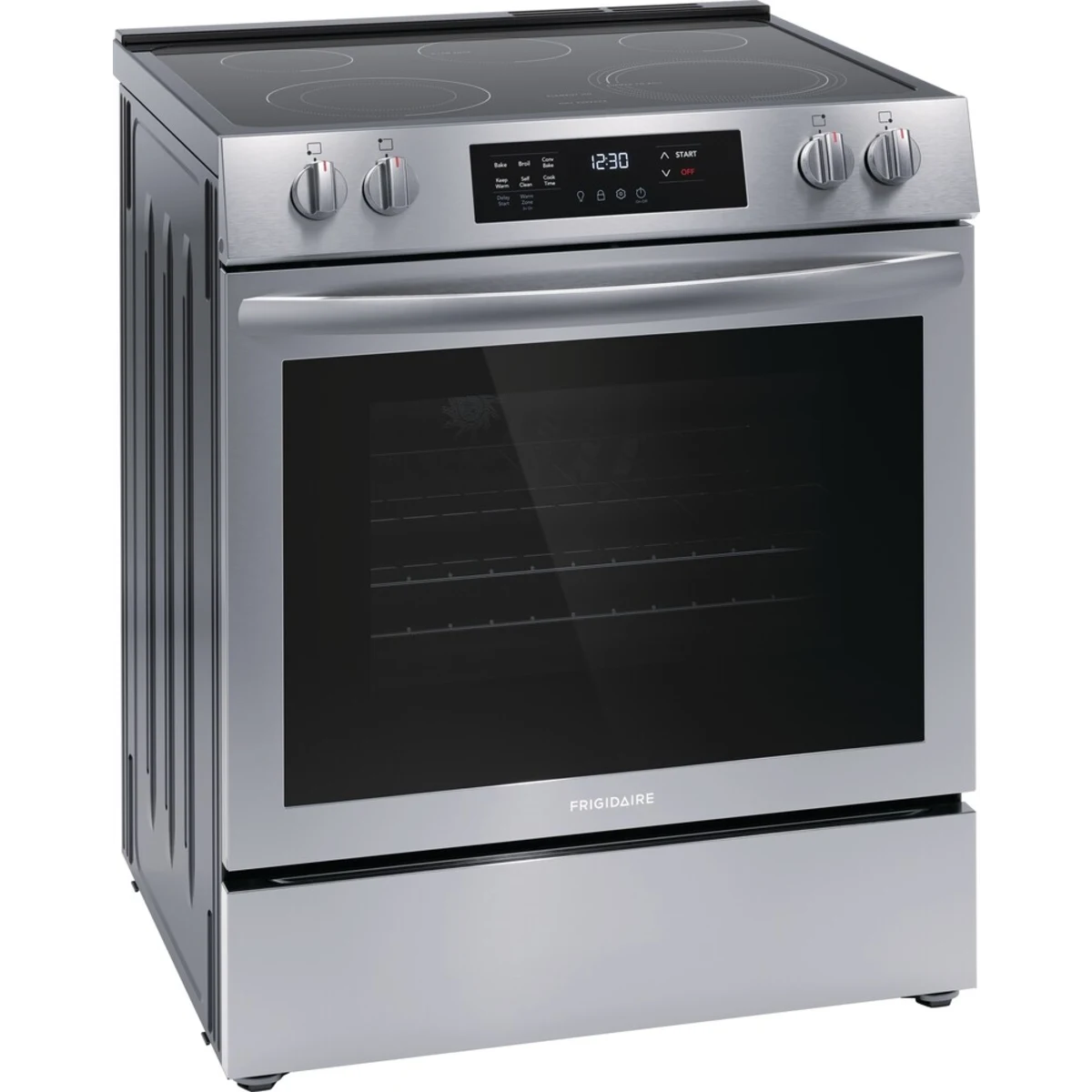 Frigidaire Electric Range with 5 Elements, 5.3 cu.ft. Convection Oven FCFE3083AS