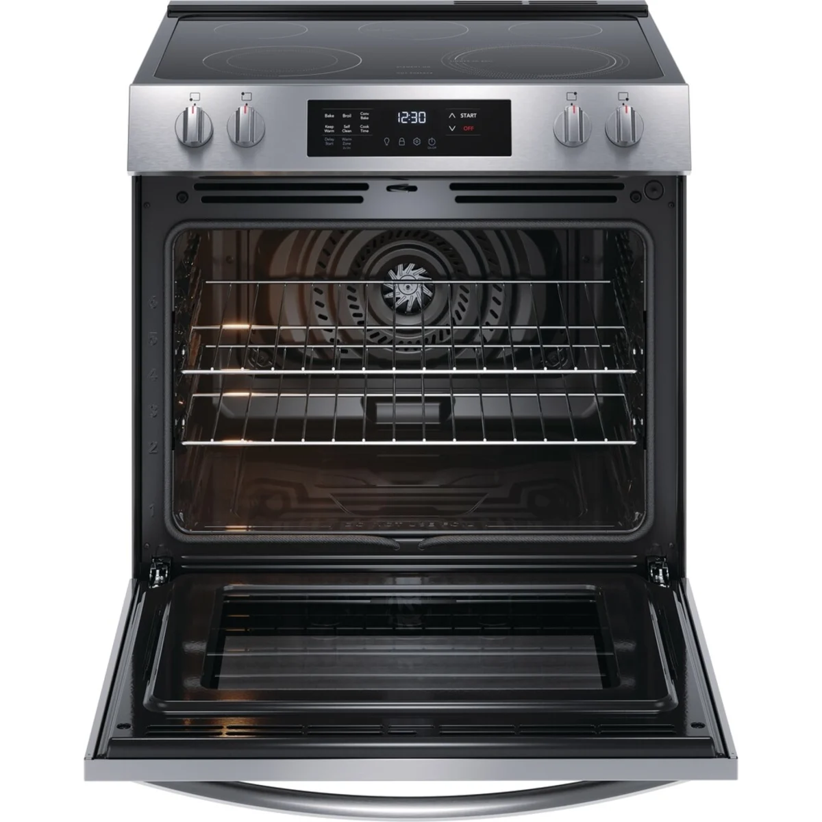 Frigidaire Electric Range with 5 Elements, 5.3 cu.ft. Convection Oven FCFE3083AS - Image 2
