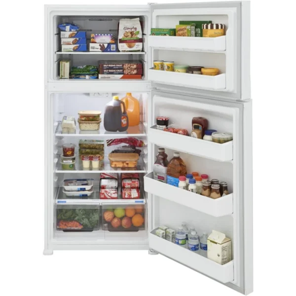 Frigidaire Freestanding Top Freezer Refrigerator, 20 cu.ft. Capacity FFHT2022AW - Image 3
