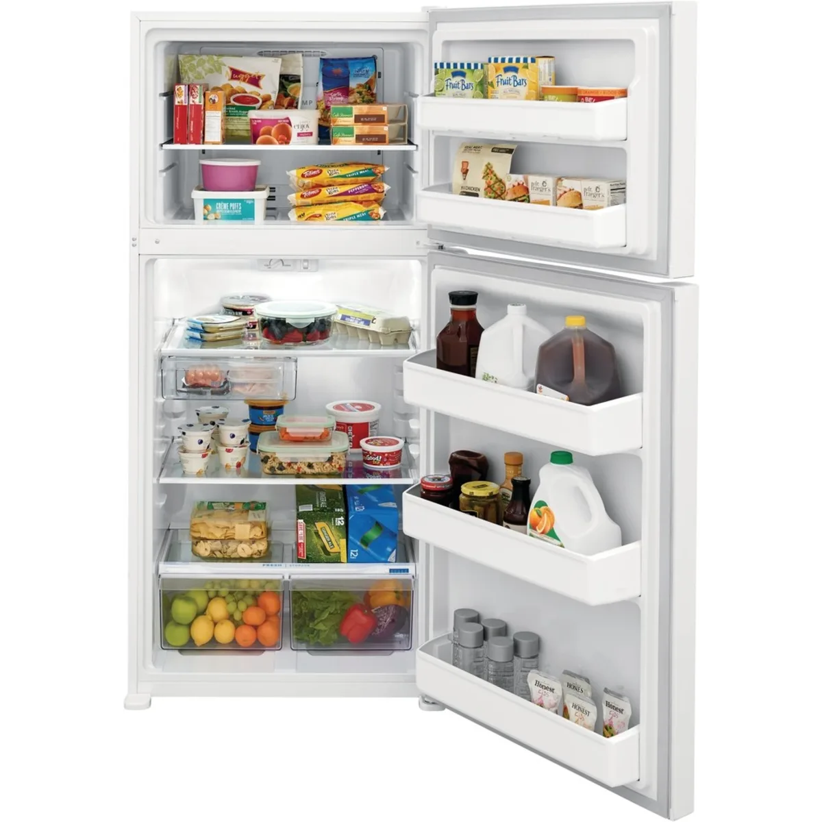 Frigidaire Top Freezer Refrigerator, 18.3 Cu.Ft. Capacity, FFTR1835VW - Image 2