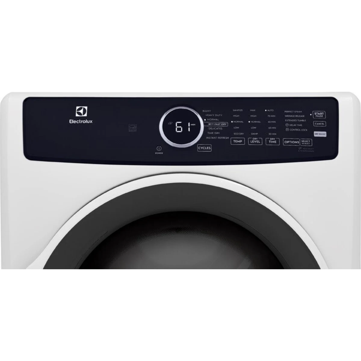 Electrolux 27 Inch Electric Dryer with 8.0 Cu. Ft. Capacity, ELFE7437AW - Image 2