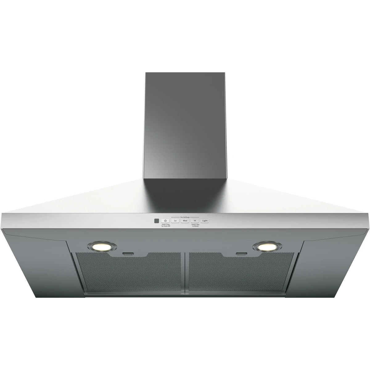 GE 30 Inch Wall Mount Chimney Hood with Recirculating Option JVW5301SJSS