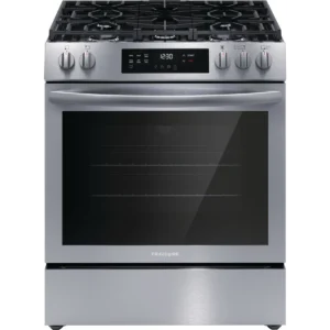 Alternative view of Frigidaire 30 Inch Freestanding Gas Range with 5 Sealed Burners, FCFG3083AS