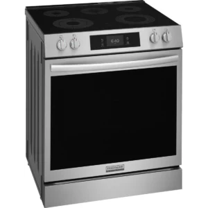 Frigidaire 30 Inch Freestanding Electric Range with 5 Elements, GCFE3070BF