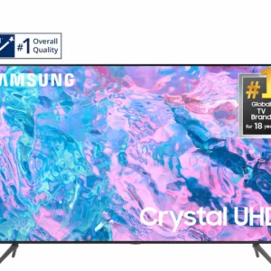 Alternative view of SAMSUNG 55" Class CU7000 Crystal UHD 4K Smart TV, model UN55CU7000D