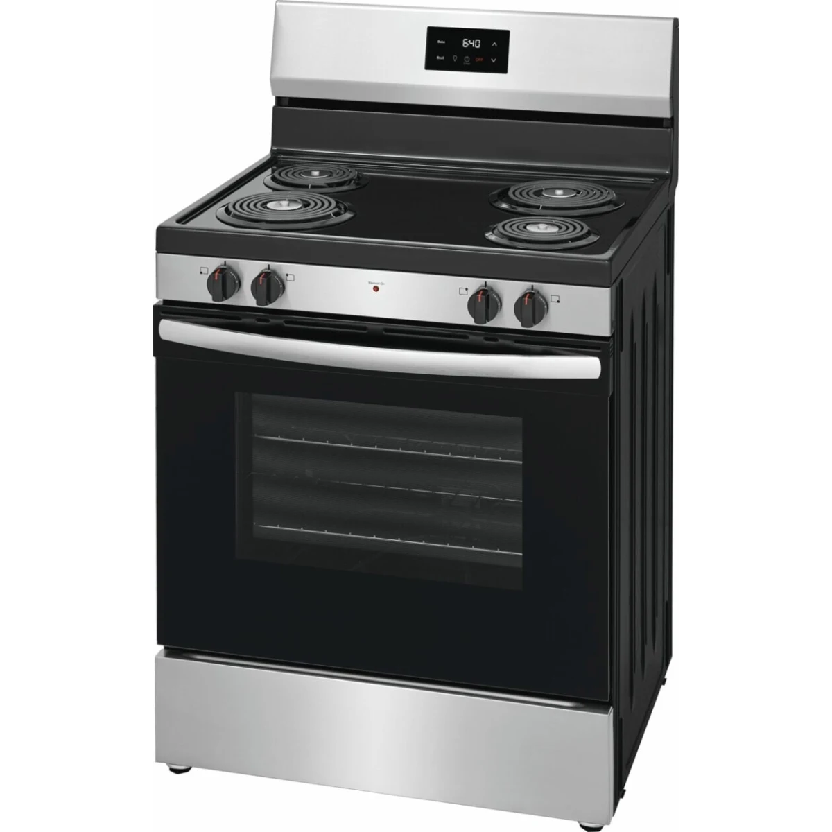 Frigidaire 30 Inch Freestanding Electric Range with 4 Coil Elem., mod.FCRC3012BS