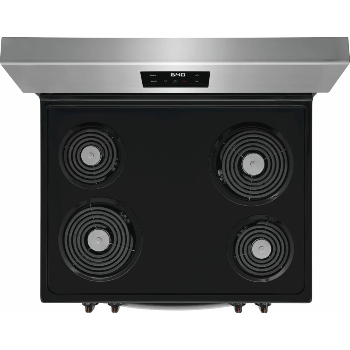 Frigidaire 30 Inch Freestanding Electric Range with 4 Coil Elem., mod.FCRC3012BS - Image 3