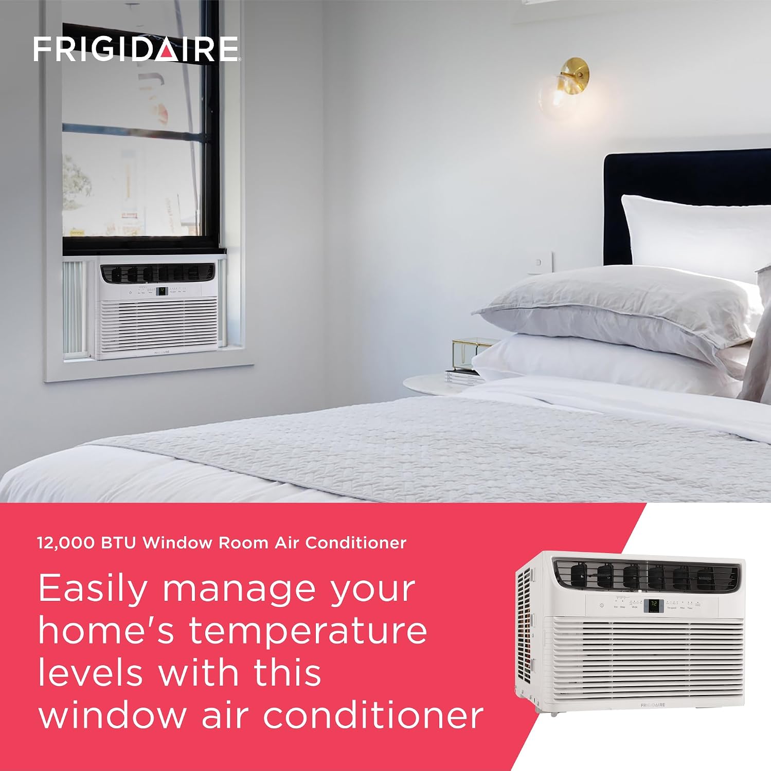 Frigidaire 12,000 BTU Window Air Conditioner, model FHWC123TD1 - Image 3